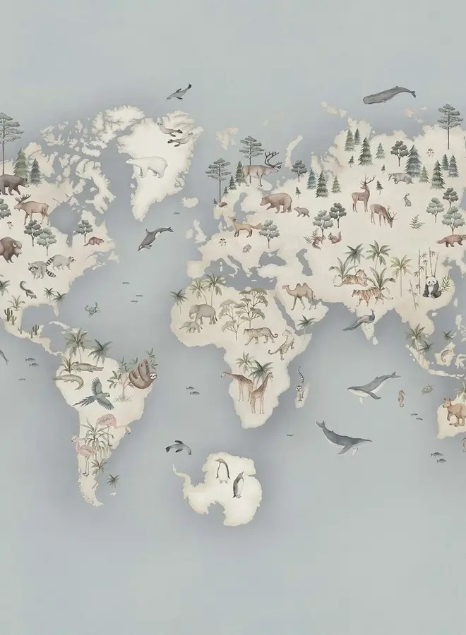 Behang Newbie  Little ExplorerMural 6946