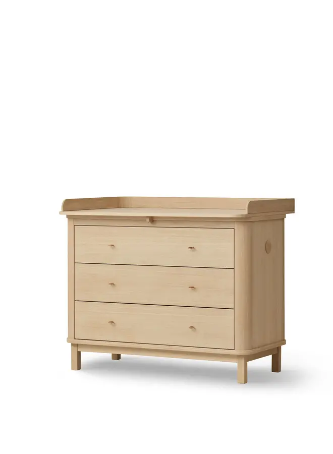 Oliver Furniture Wood Nursery Dresser 3 Drawers, oak