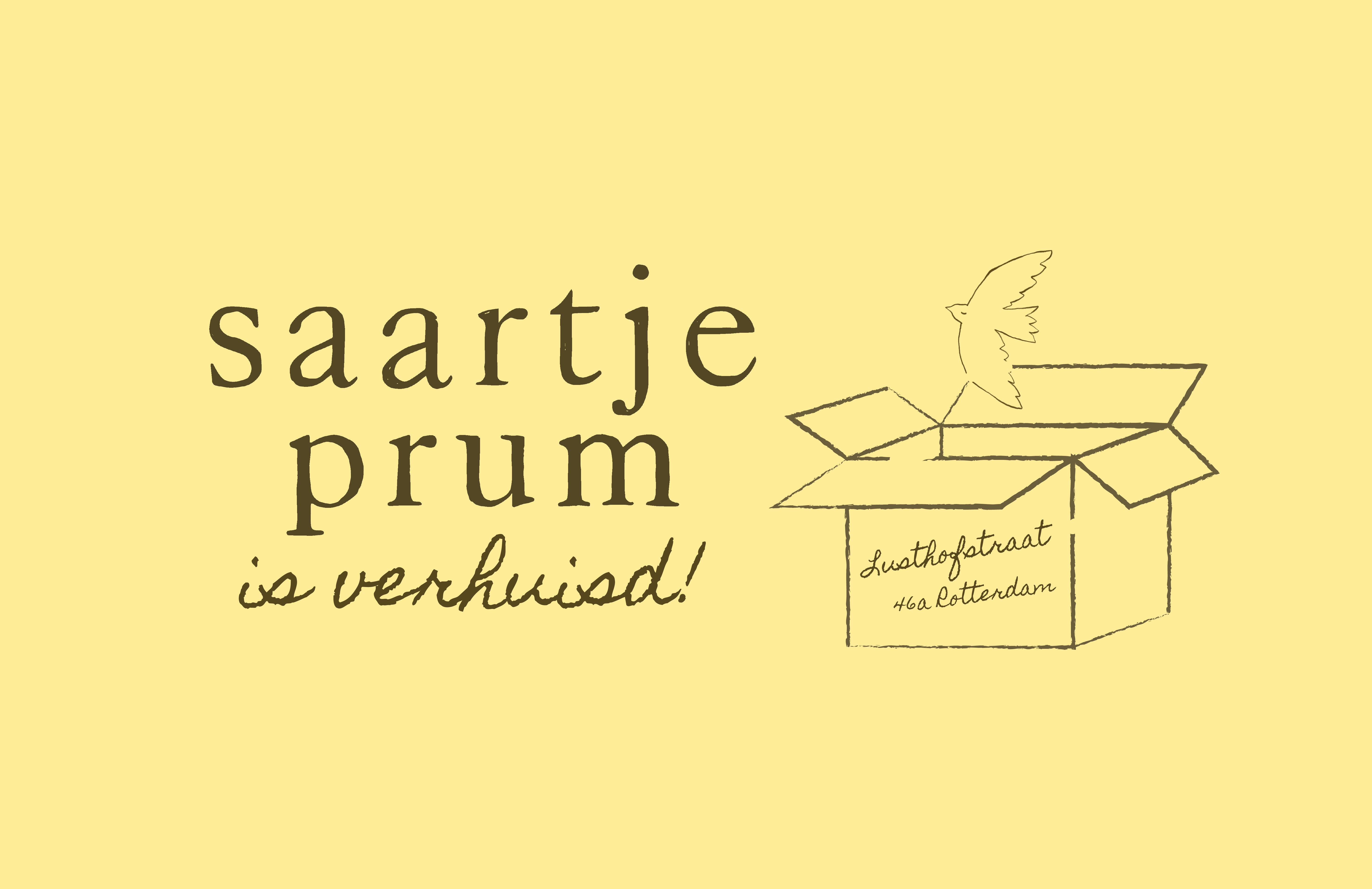 Saartje Prum is verhuisd!