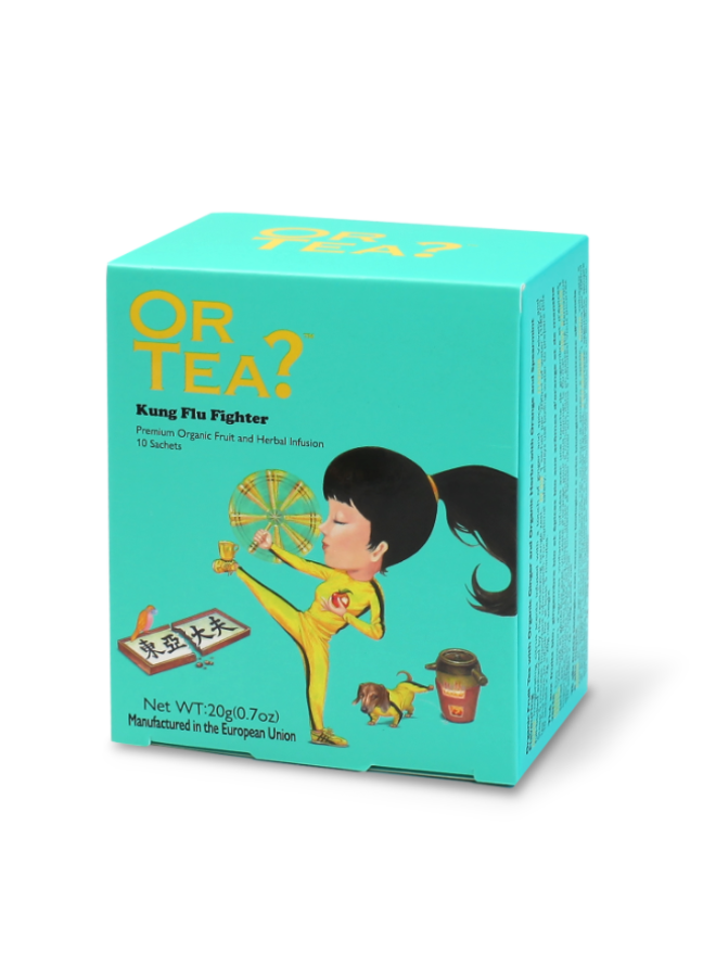 Or Tea? Erkältungslinderer - Kung Flu Fighter 10 Beutel Box + Nin Jiom Herbal Honey (150ml)