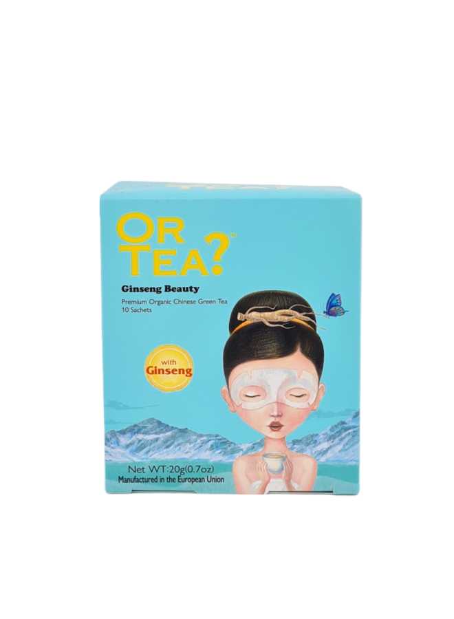 Ginseng Beauty | Organic Herbal Green Tea | 10-sachet Box (20g)