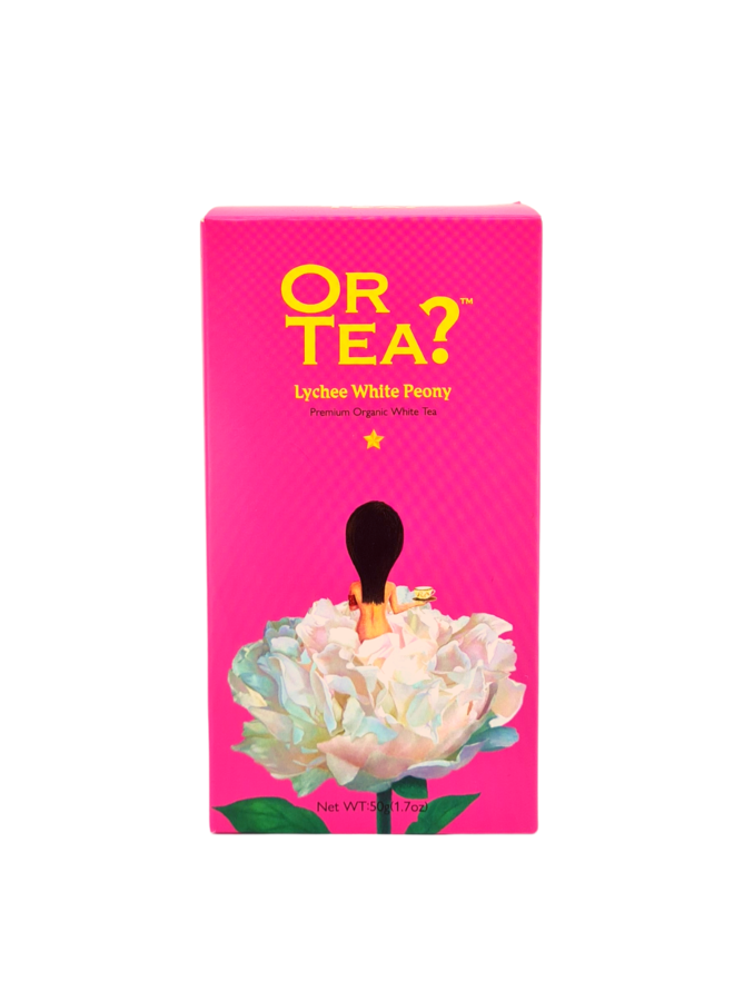 Lychee White Peony | Biologische witte thee met lychee aroma | Navulverpakking (50g)
