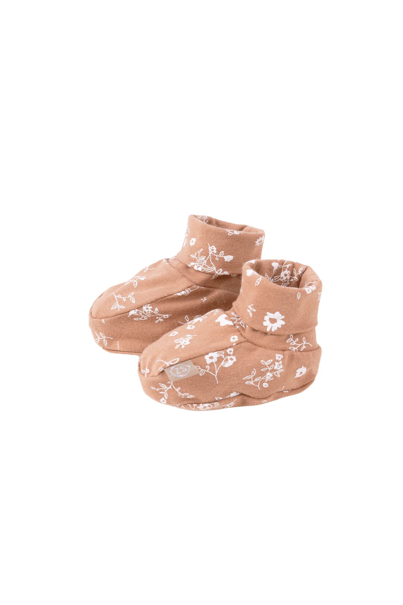 Babyslofjes bloemenprint brique Zusss - Lovely by Evi