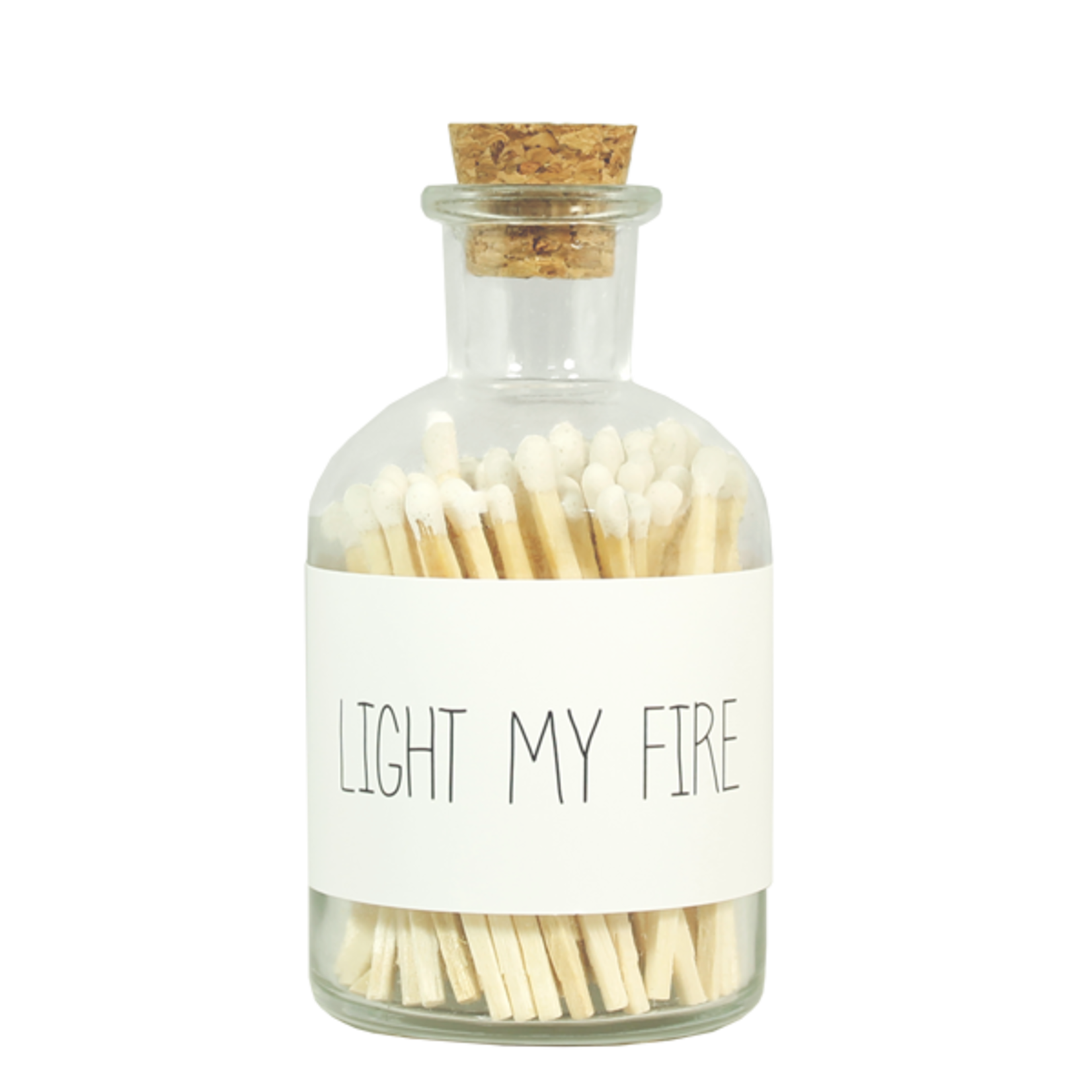 My Flame Lucifers - Flesje - Wit - Light my fire