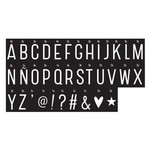 A little lovely company Letterset - 85 Monochrome letters