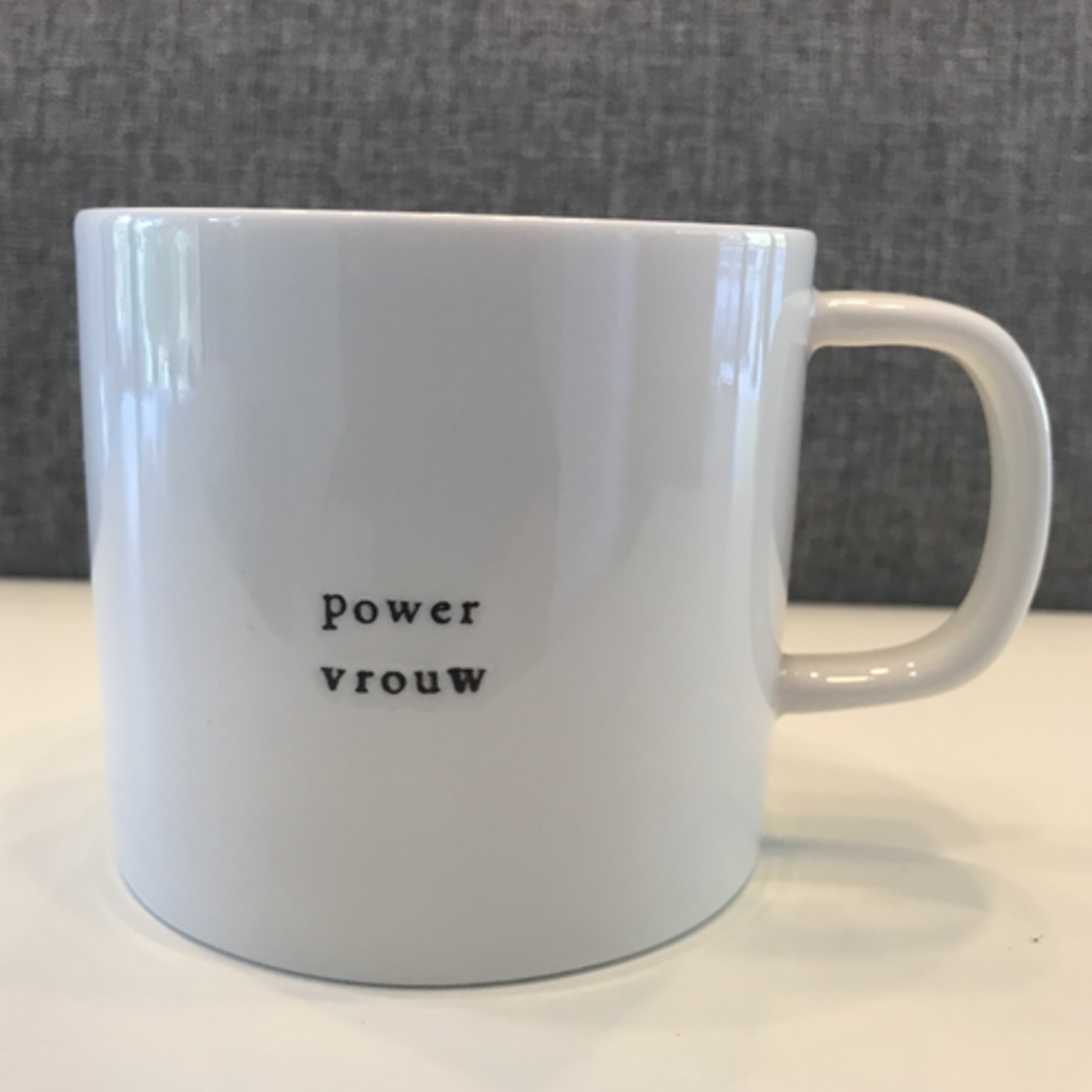 Mok - Powervrouw - Wit