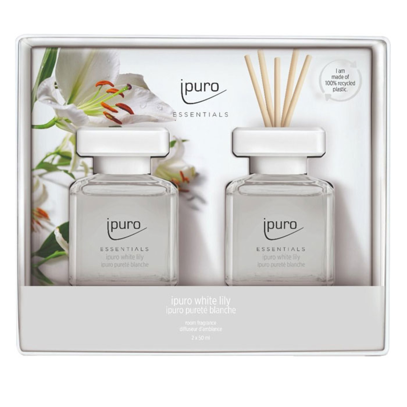 Ipuro Geurstokjes - White Lily - 2 x 50ml