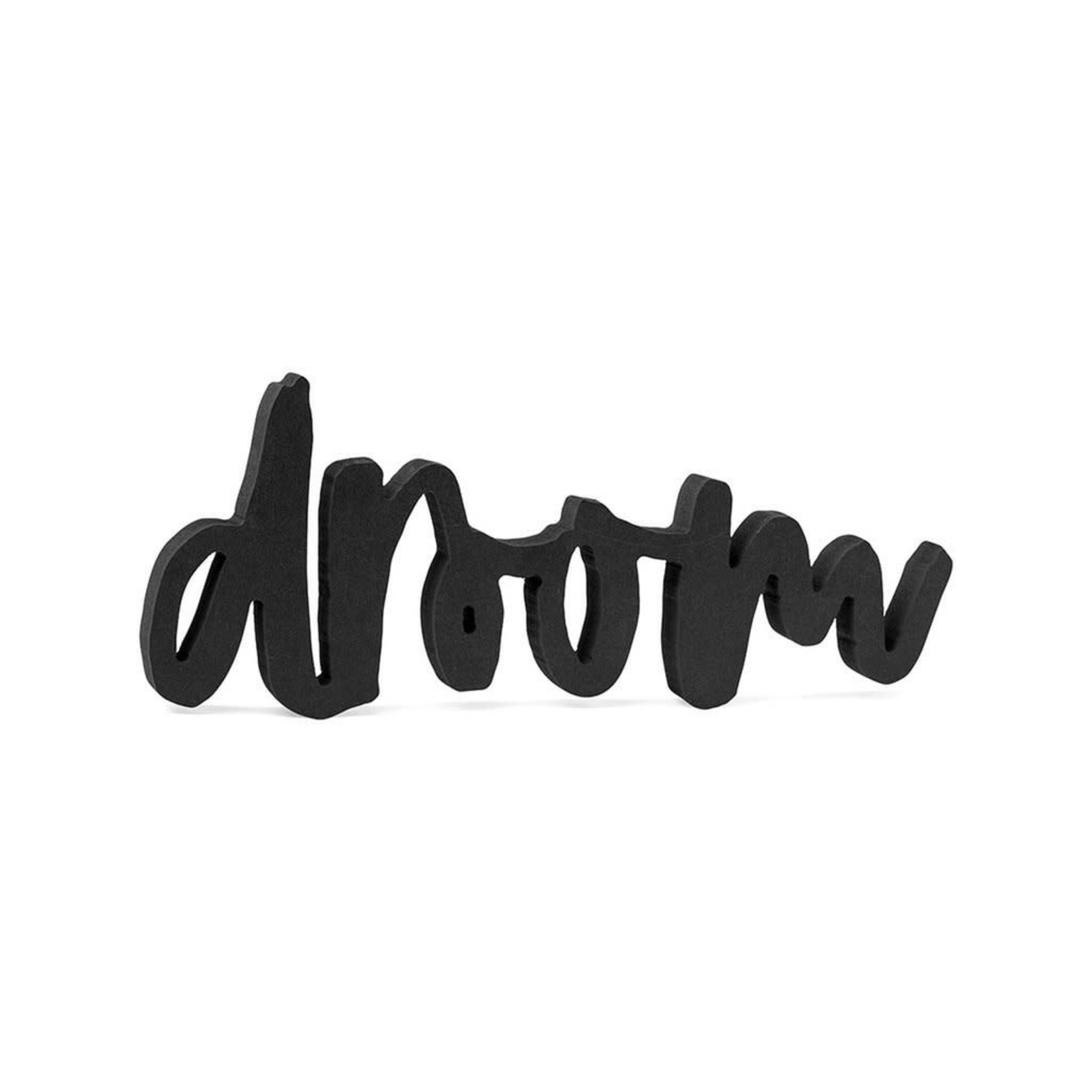 Zoedt Woord "Droom" - Hout - Zwart