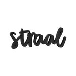 Woord "Straal" - Hout - Zwart