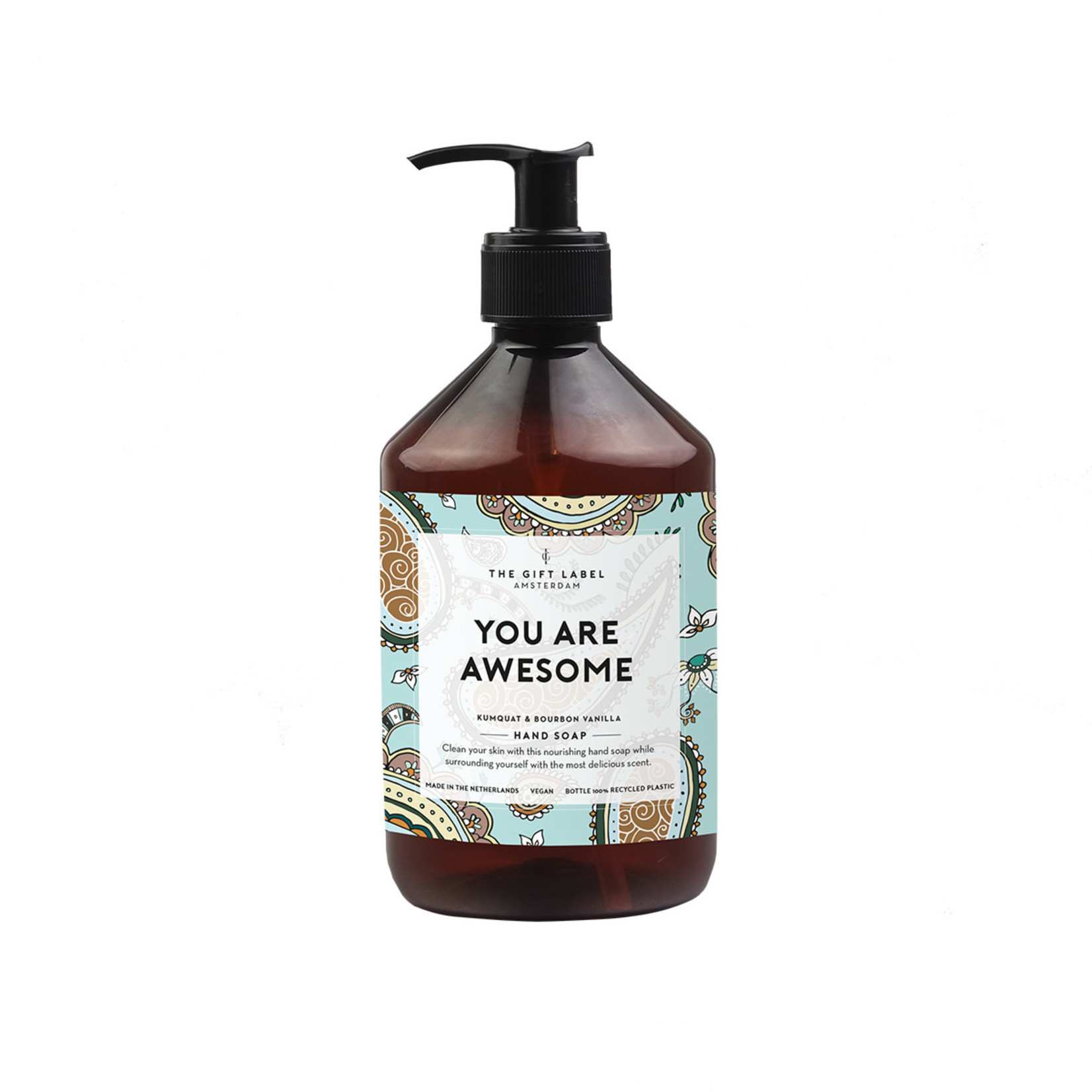 The gift label Handzeep - You are awesome - 500ml