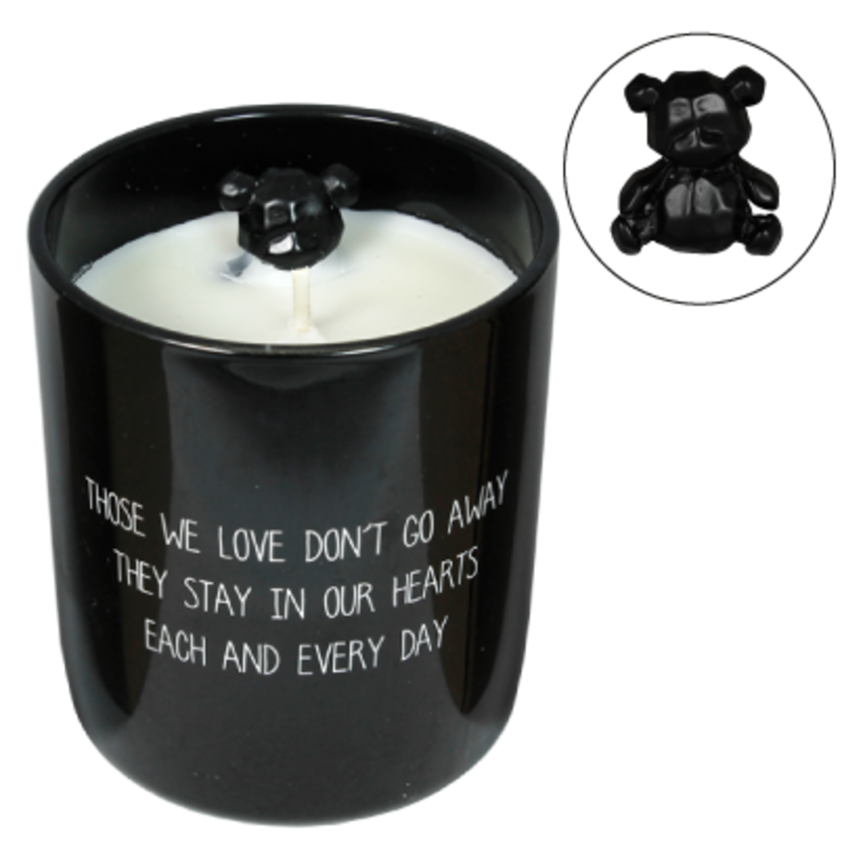 Sojakaars met beertje - Those we love don't go away. They stay in our hearts each and every day - Warm Cashmere