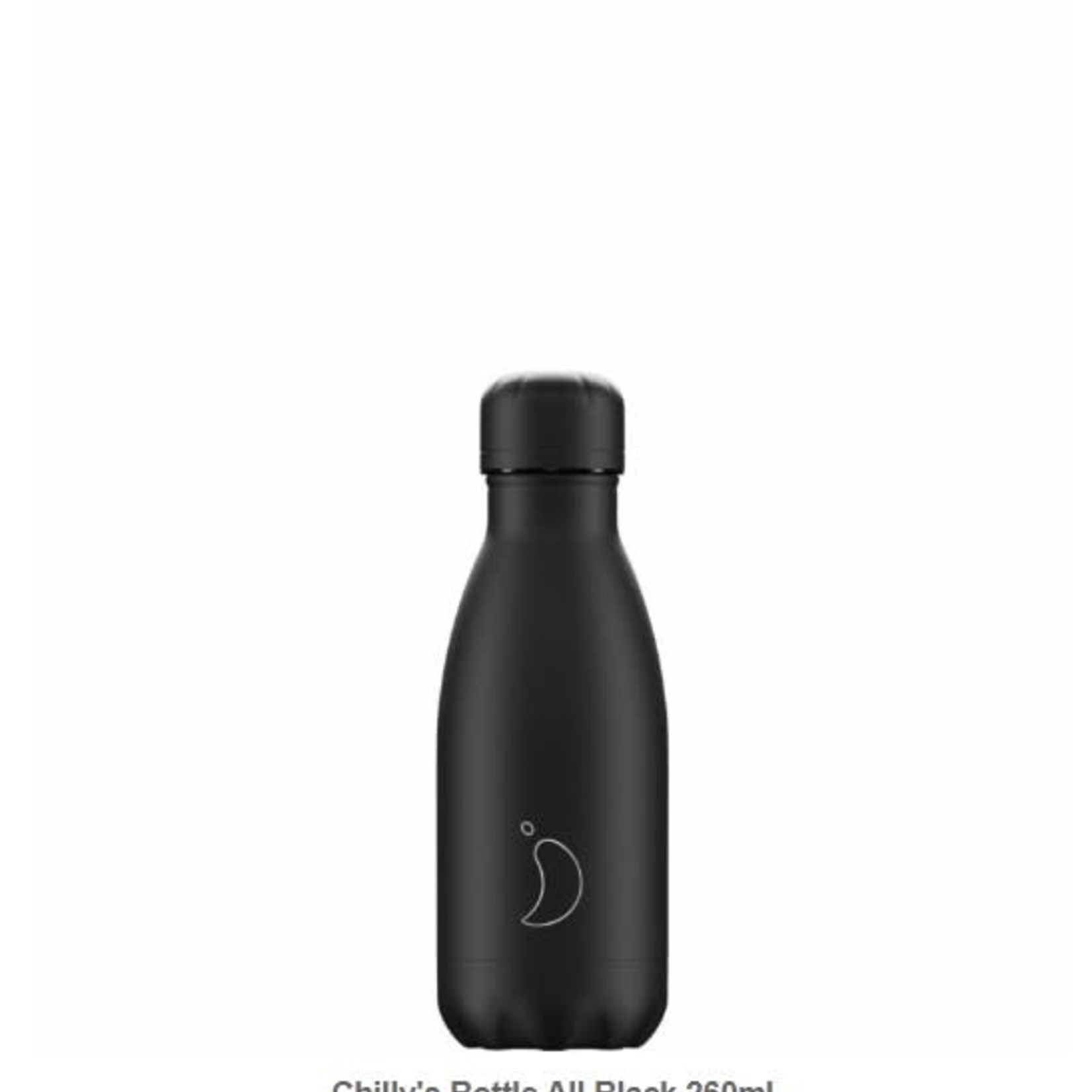 Chilly's Chilly's Bottle - Mono All black - 260ml