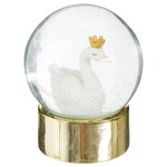 Atmosphera Sneeuwbol Zwaan - Ø8cm - Glas