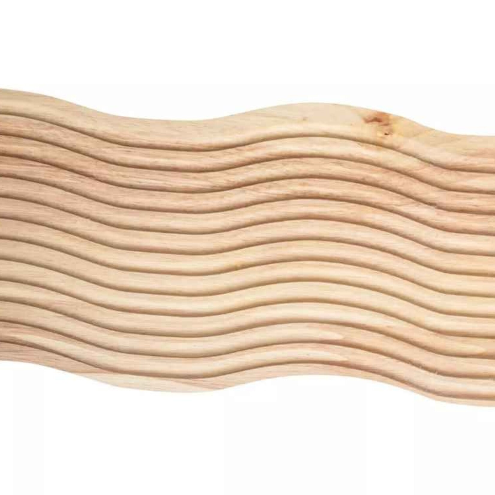 Gusta Plank  Golfvorm - Beuken - Naturel - 39x18,5cm