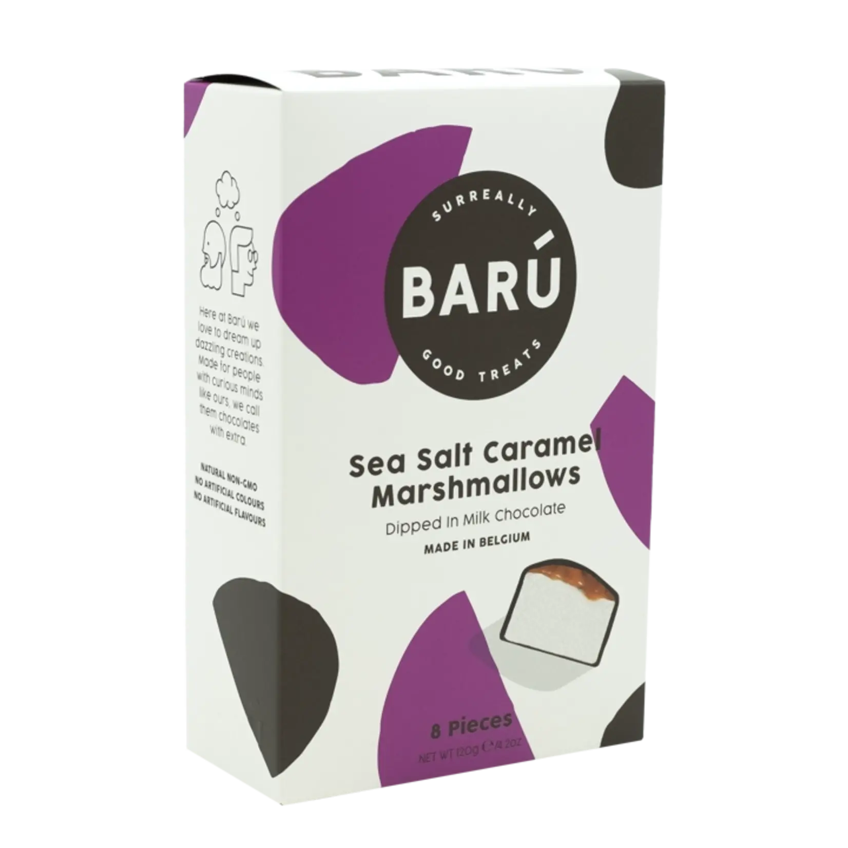 Barú Marshmallows - Milk choc & Sea Salt Caramel - 2 maten