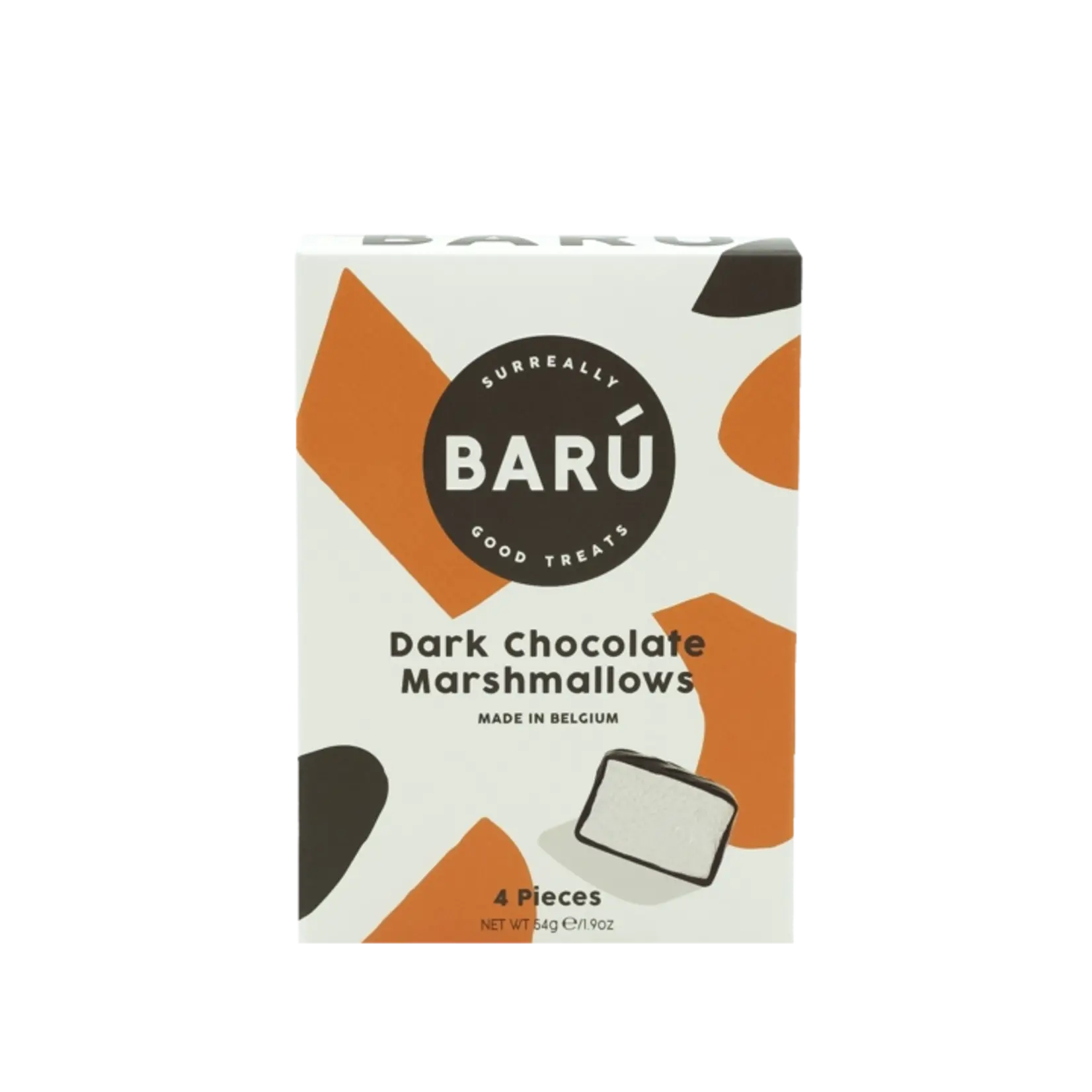 Barú Marshmallows - Dark Chocolate - Klein 4st.