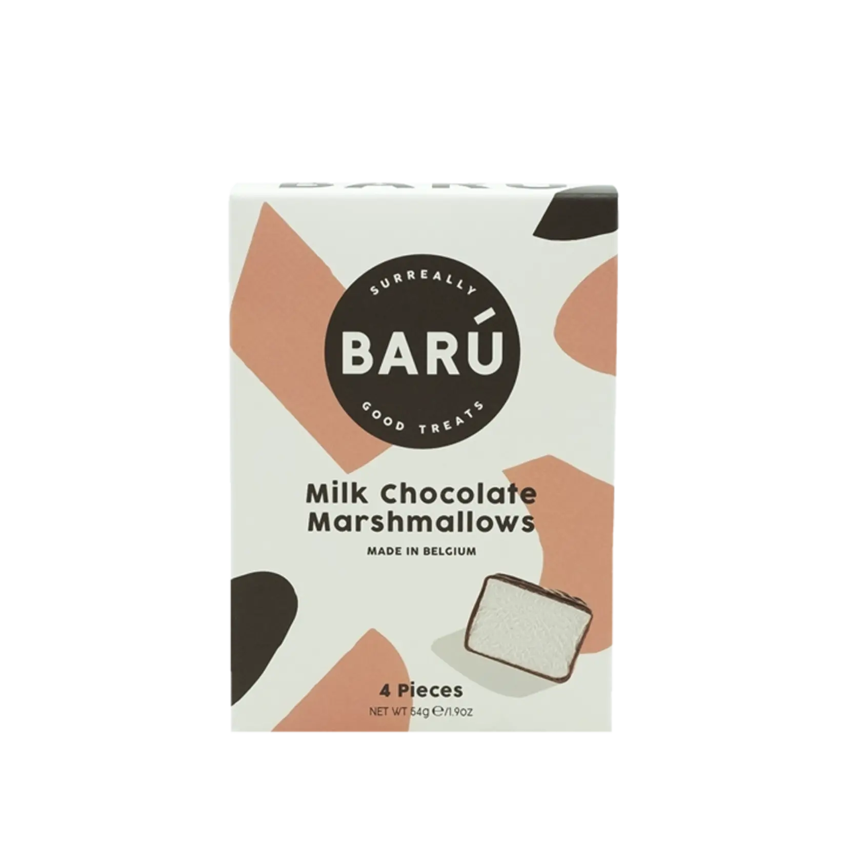 Barú Marshmallows - Melk Chocolade - 2 maten