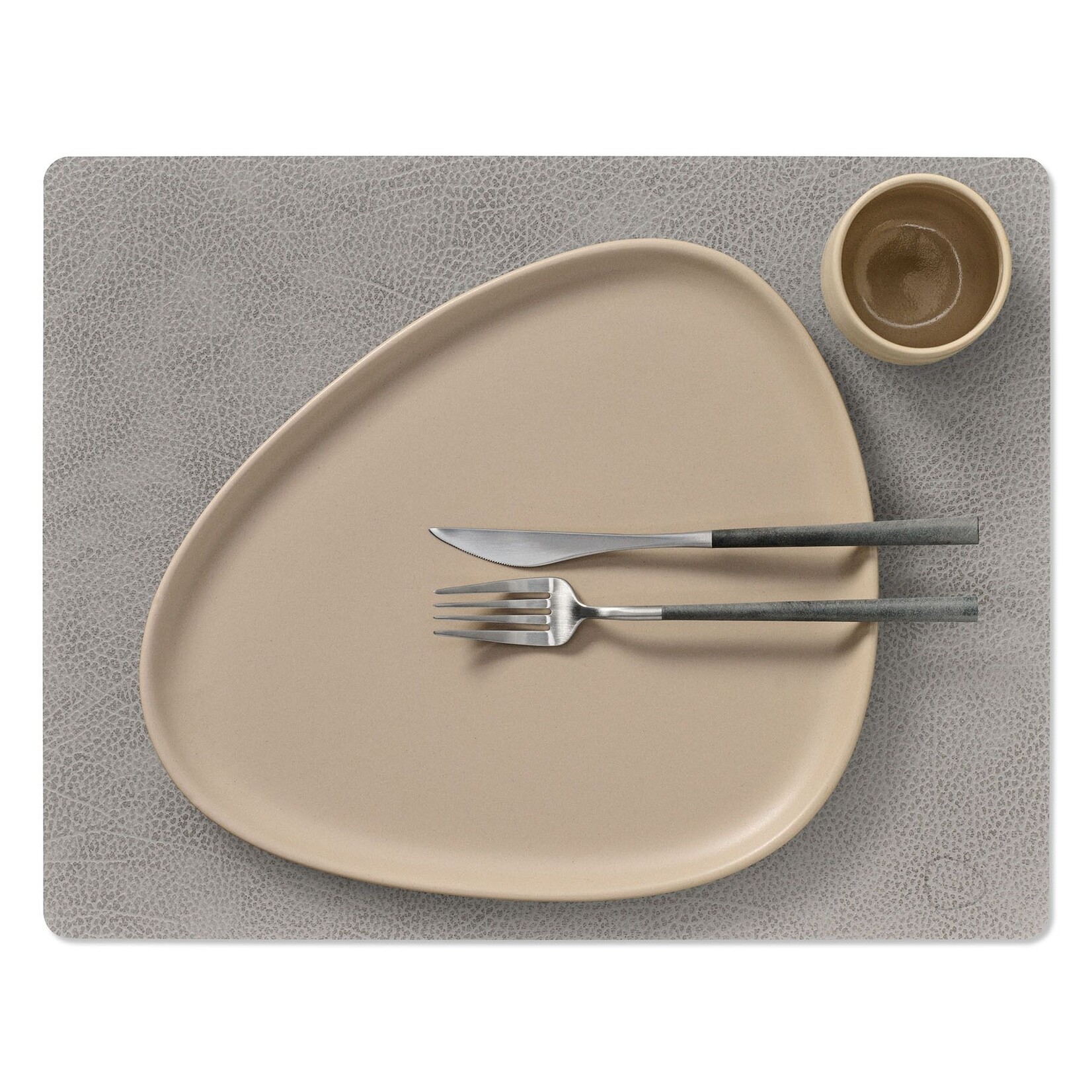 Lind DNA Placemat - Hippo -  Antraciet grijs -