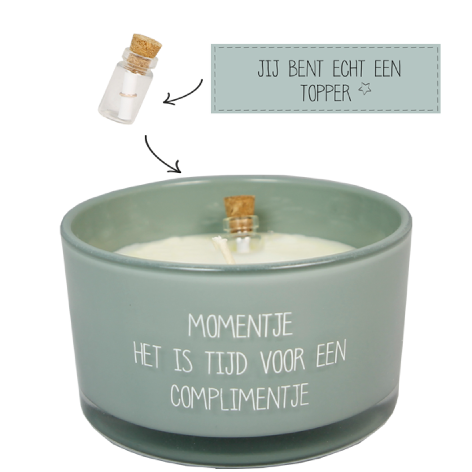 My Flame Sojakaars - Message in a bottle - Momentje... - Minty Bamboo