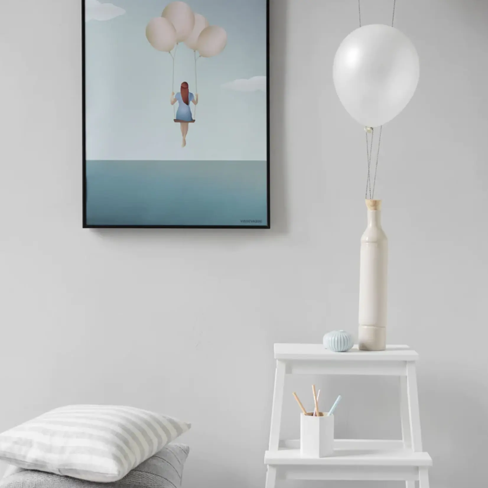 Vissevasse Poster - Balloon Dream - 50X70cm