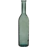 Vaas/Fles "Rioja" - Recycled glas - Grijs -75 x 18cm