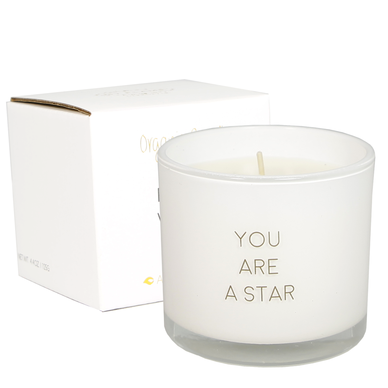 My Flame Geurkaars met wens armband - "You are a star" - Fresh cotton