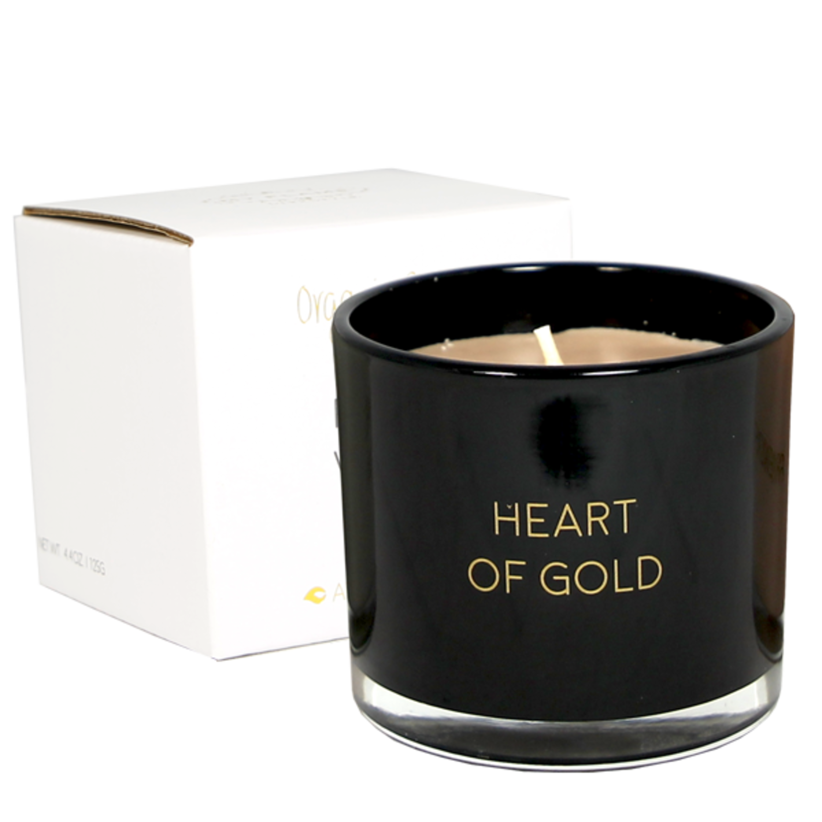 My Flame Geurkaars met wens armband - "Heart of gold" - Warm Cashmere