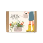 Blossombs Giftbox Small - Lieve juf, bedankt dat je mij hebt laten groeien - Zaadbommetjes 7 stuks