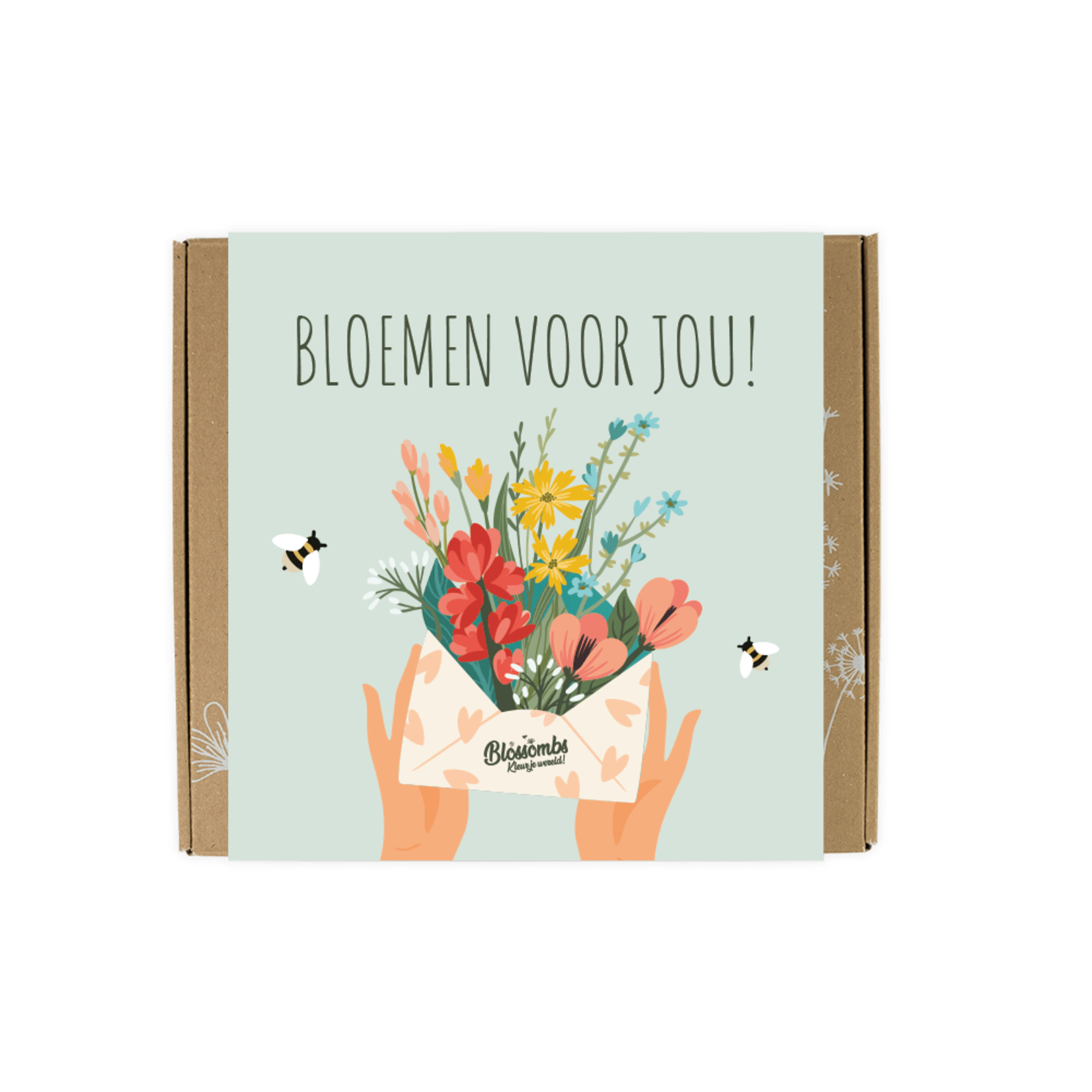 Blossombs Giftbox Medium - Bloemen voor jou! - Zaadbommetjes 9 stuks