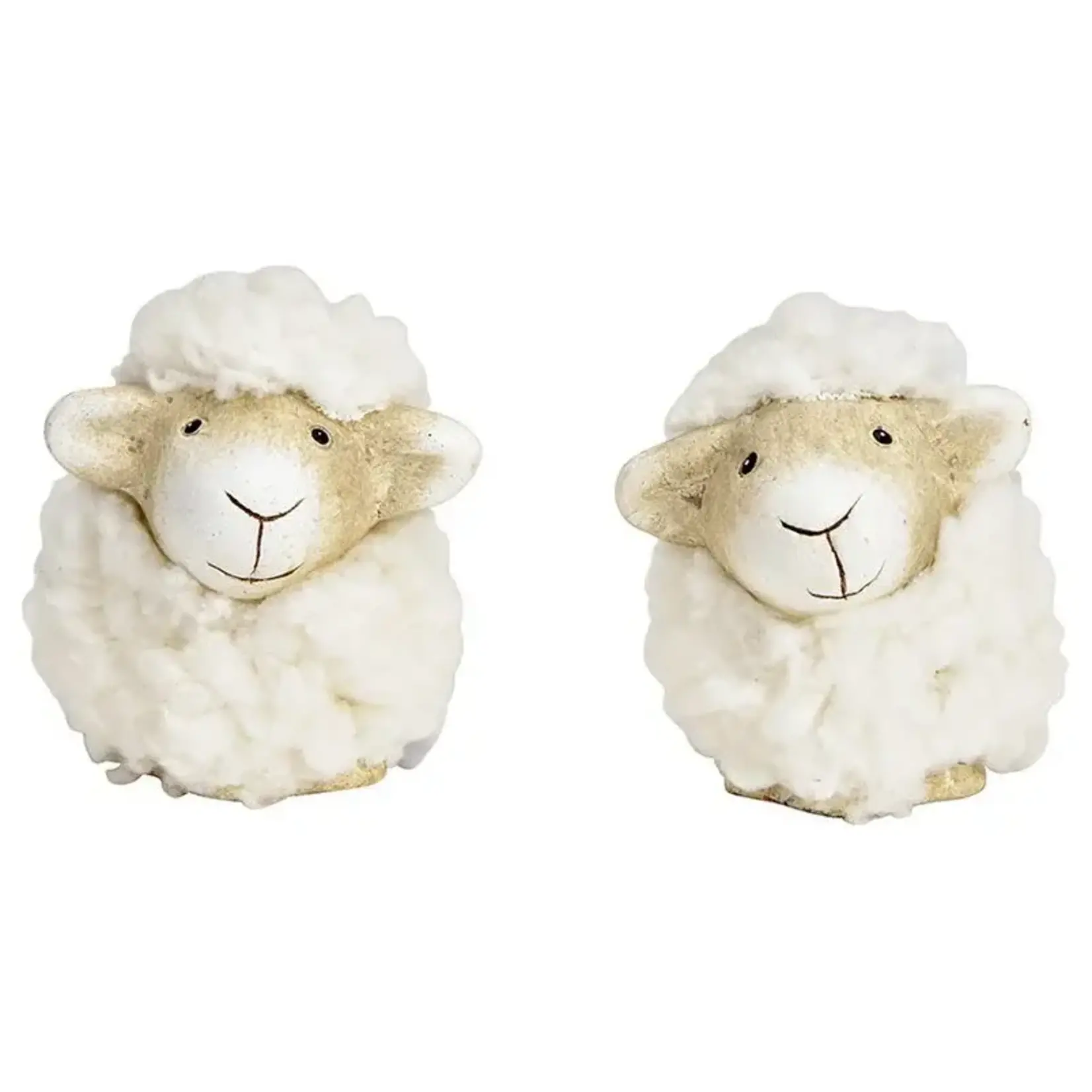 Schaapje - Keramiek - Wit - 5x4x5cm