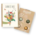 Blossombs Giftbox Mini - Dank je wel - Zaadbommetjes 4 stuks