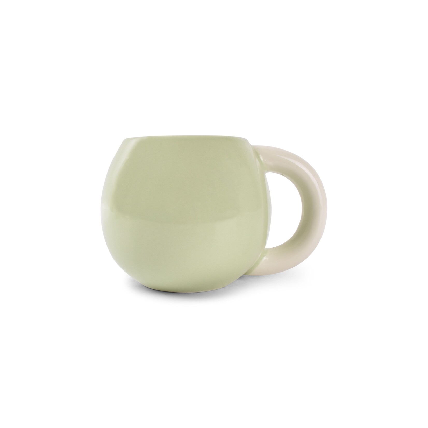 Mok "Lola" - Rond - Groen - 33cl