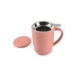 Mok met thee infuser en deksel "Juno" - Roze