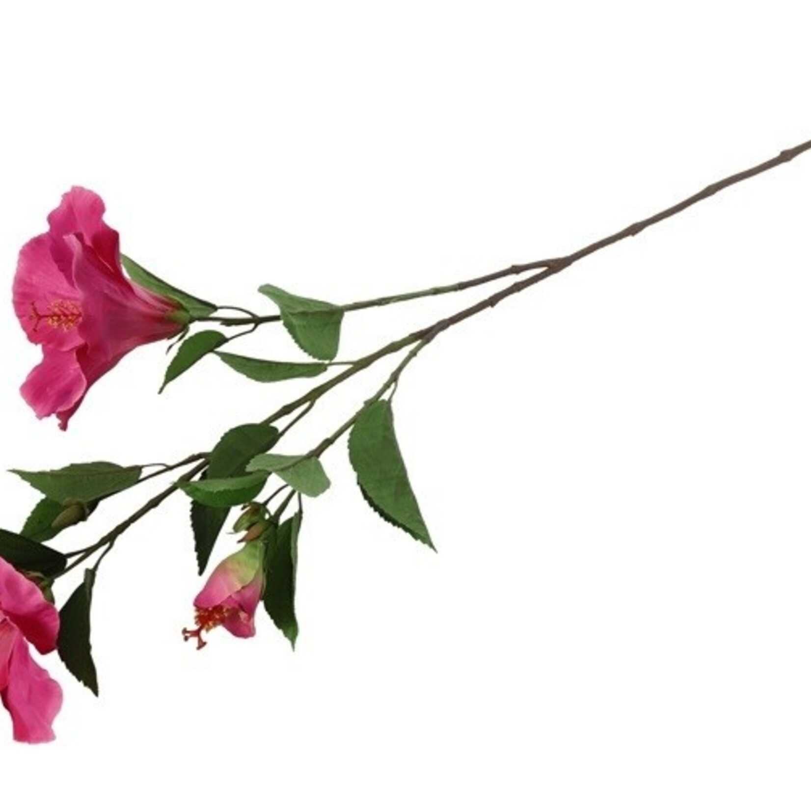 Countryfield Kunstbloem "Hibiscus" - Fuchsia - 102cm