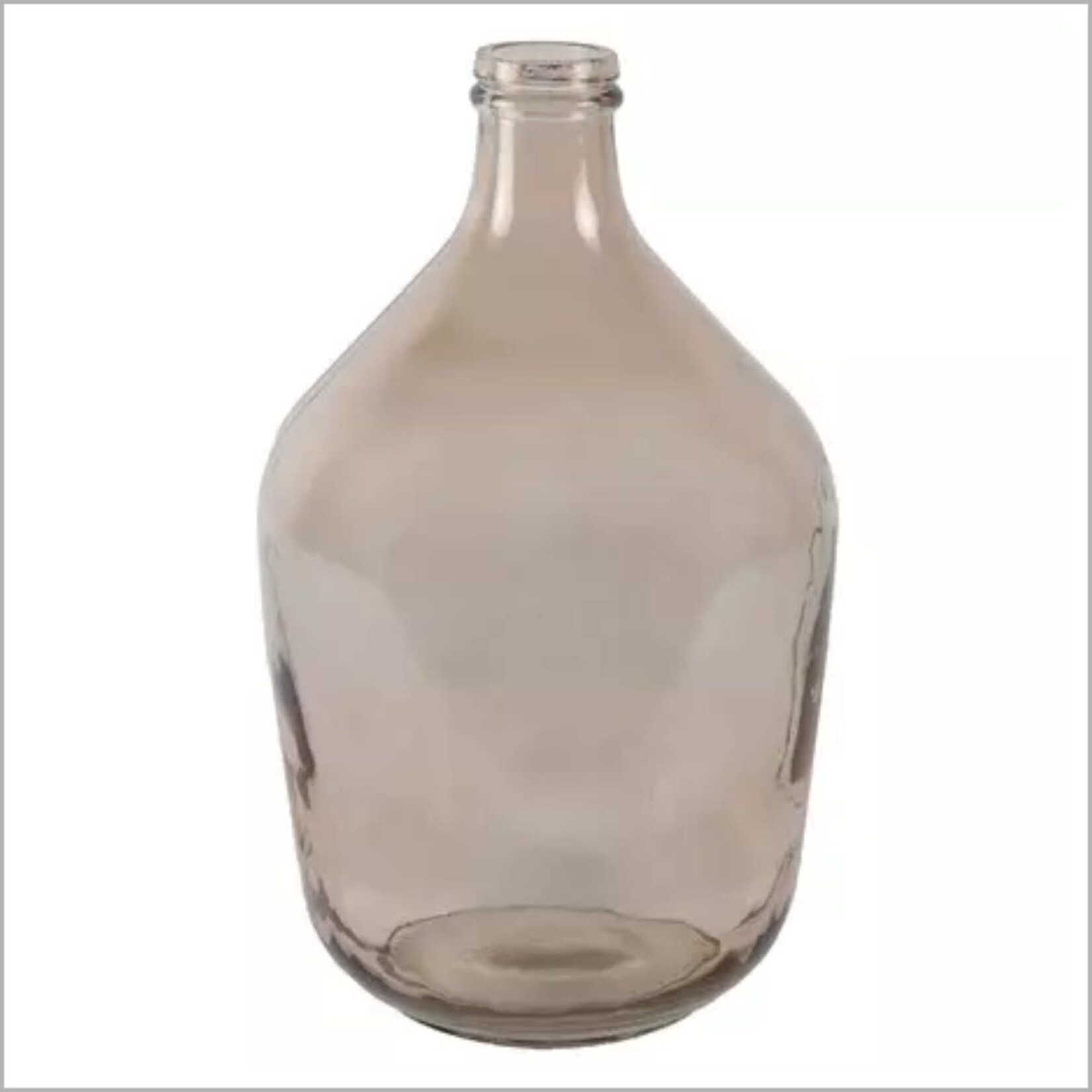 Vaas "Jessy" - Glas - Lichtbruin - ø23 x 38cm