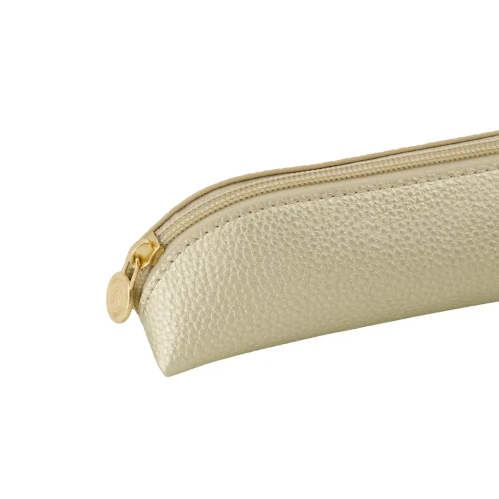 Zusss Etui - PU leder - Goud - 21x6cm