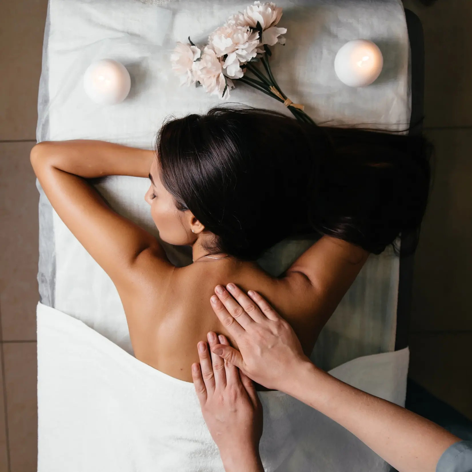 My Flame Massagekaars - "Me time is the answer" - Lavender Fields