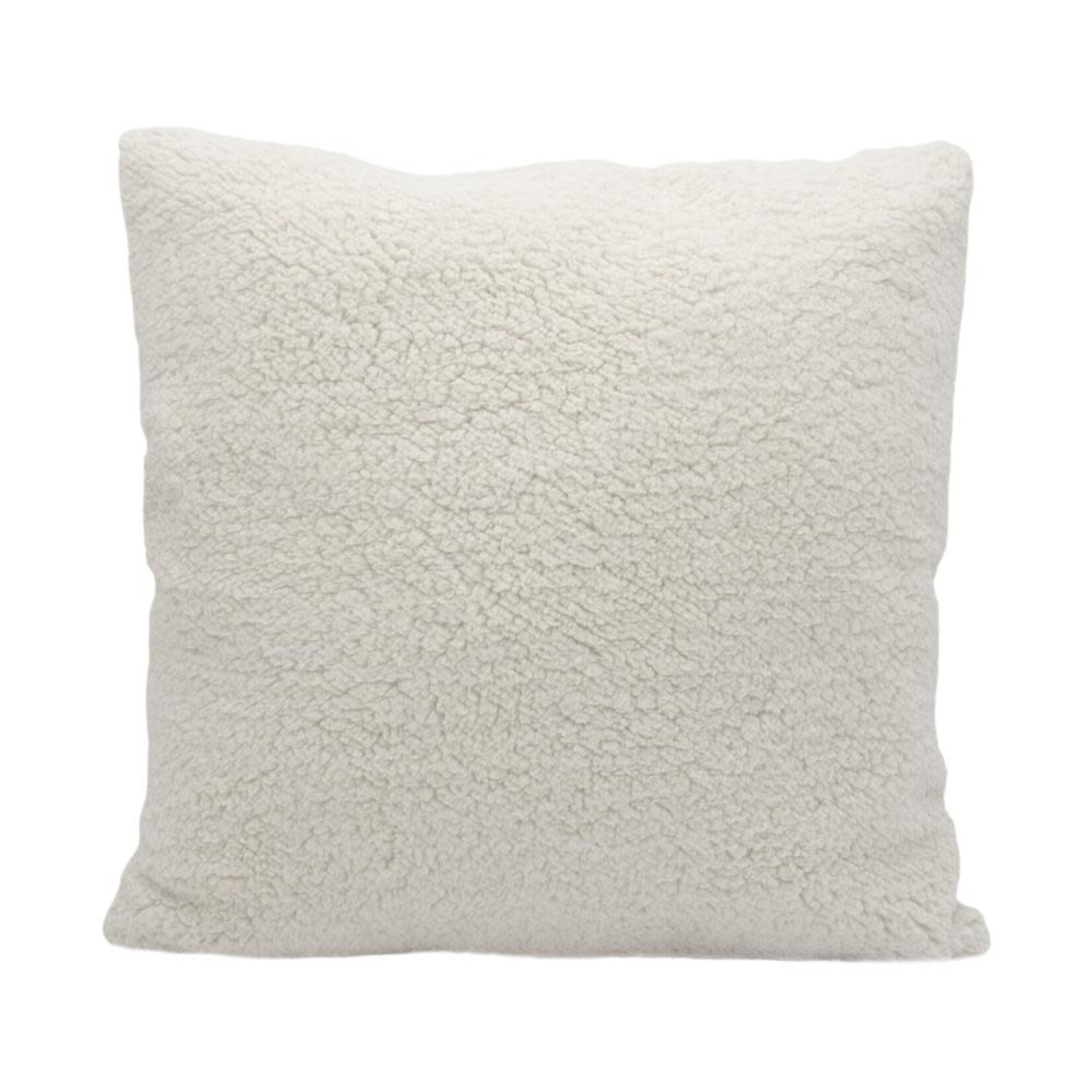 Kussen PHILEINE - Teddy - Zand - 50 x 50cm