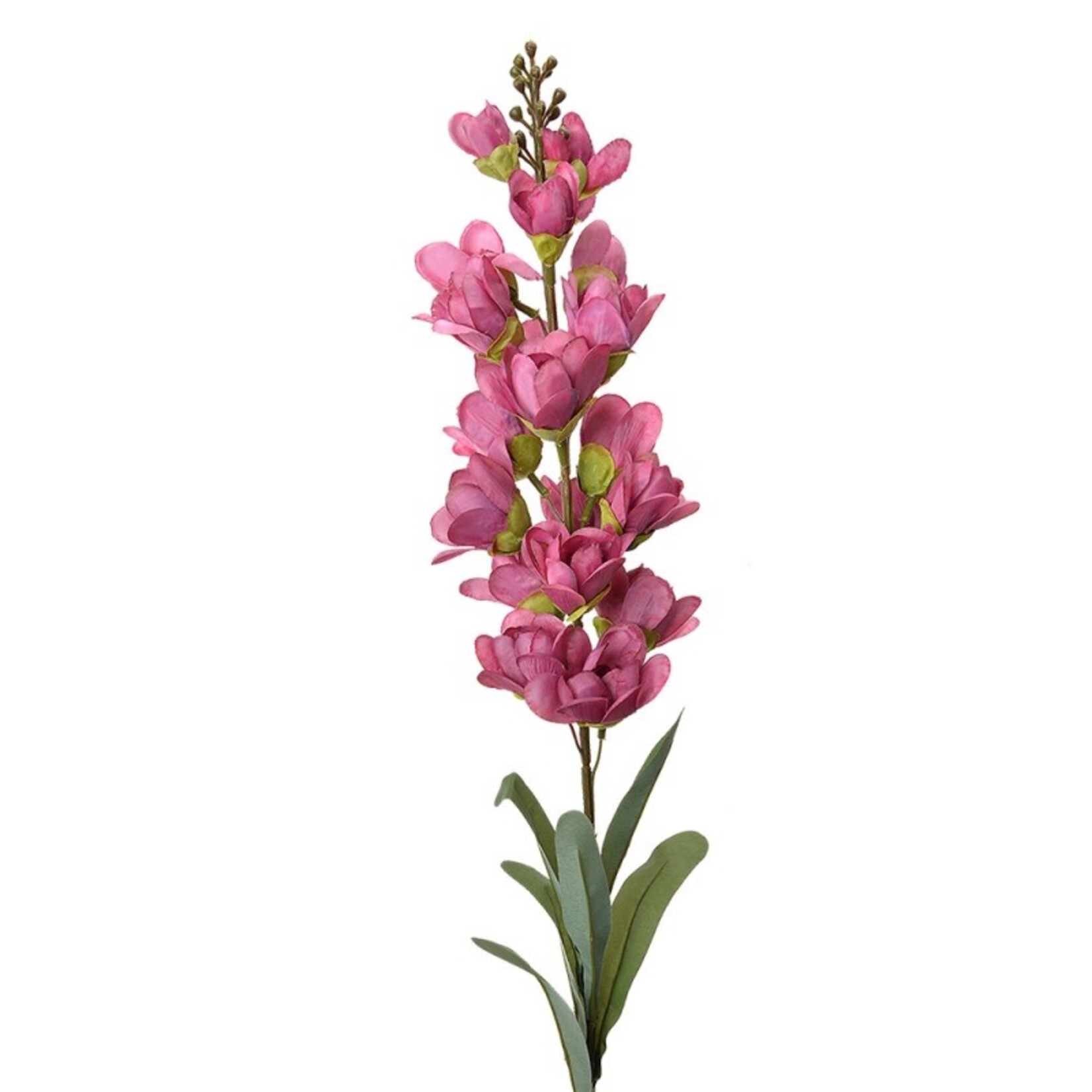Kunstbloem "Cymbidium orchidee" - Roze - 90cm (5PL0103)
