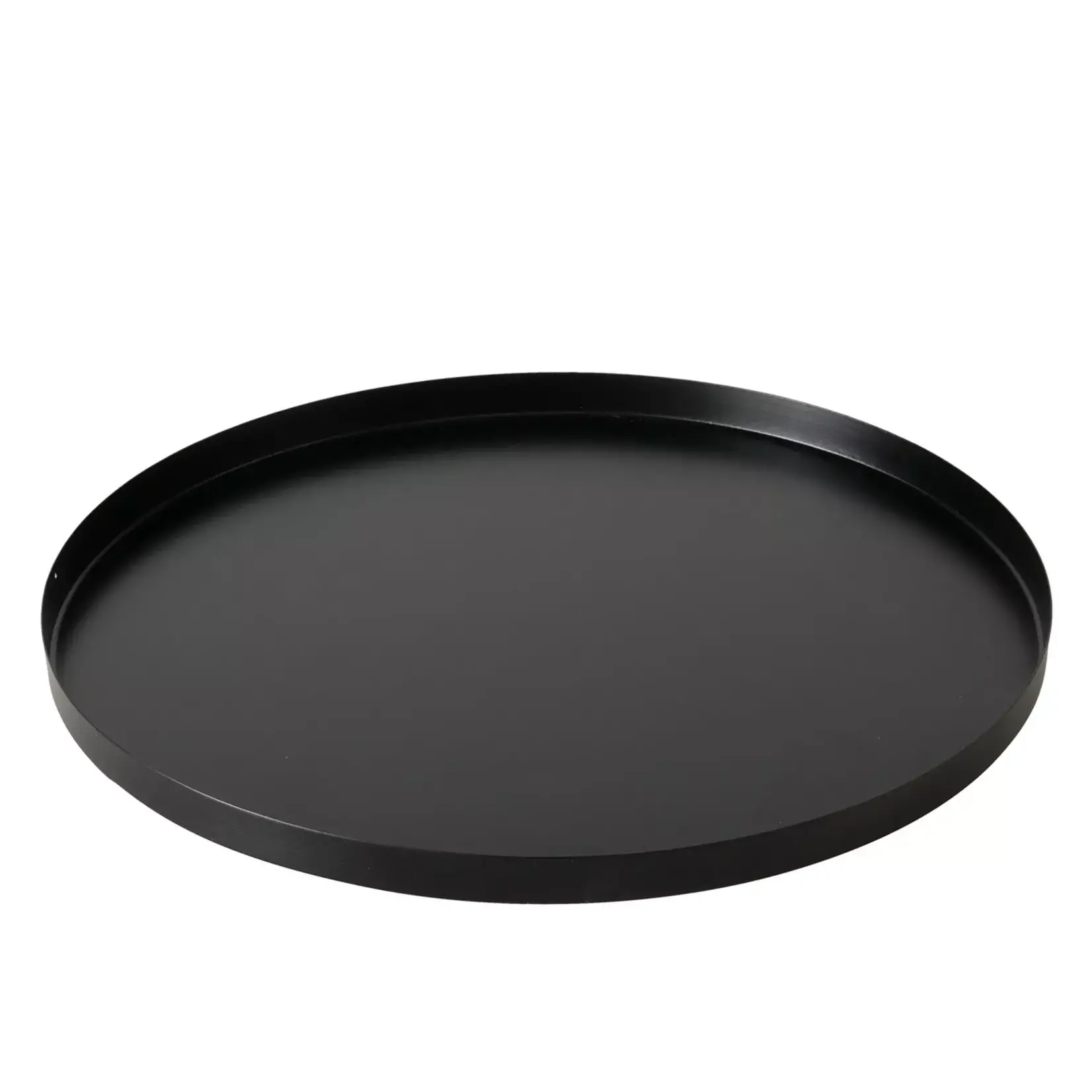 Dienblad Rondella - Metaal - Zwart - Ø40x2cm