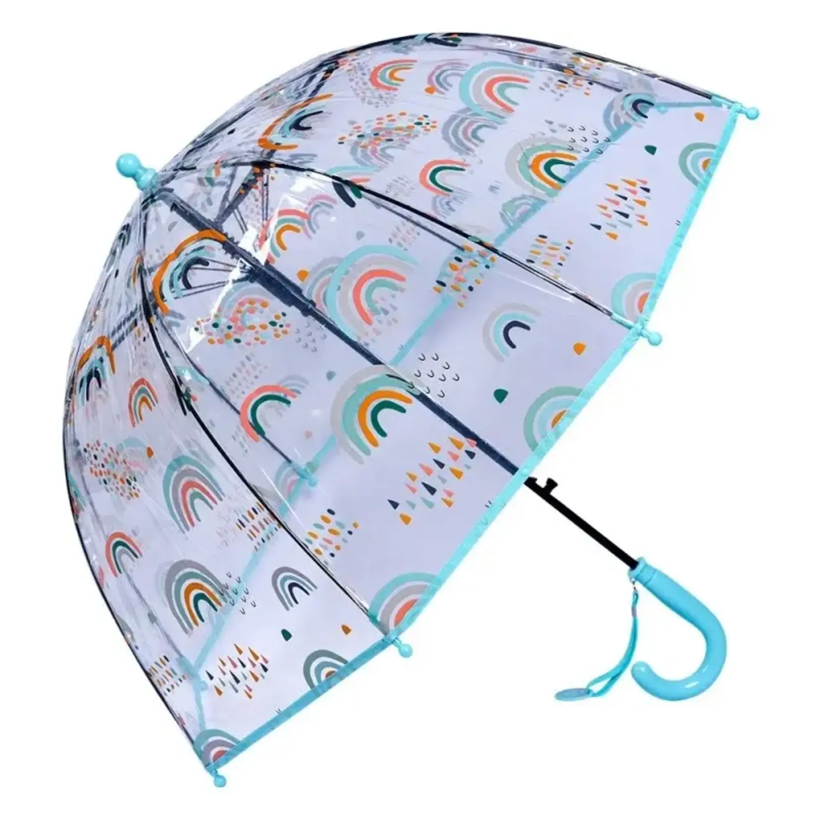 Paraplu Regenbogen - Transparant/Lichtblauw - Ø50cm