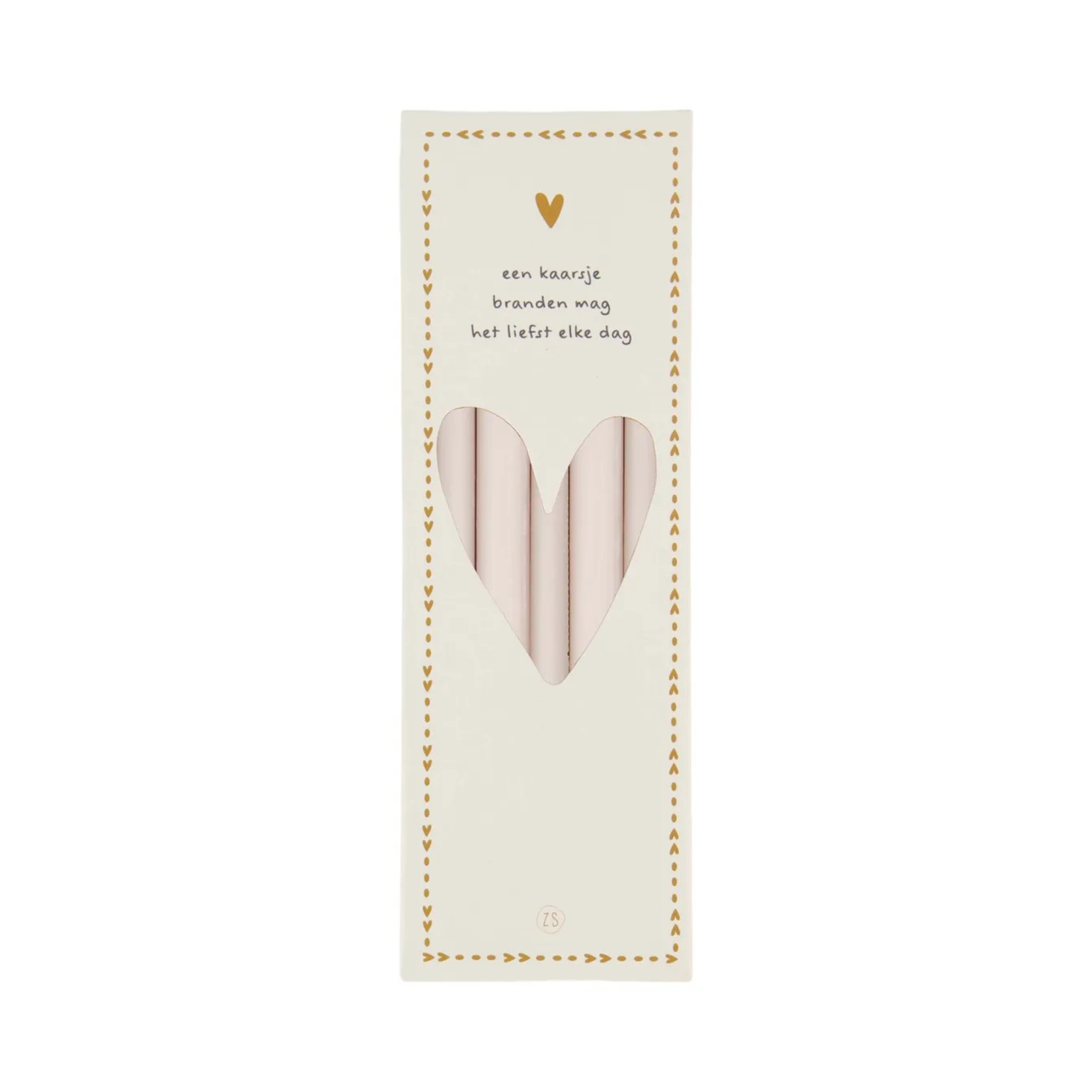 Zusss Kaarsen  in een doos - Smalle - Off White - 17cm