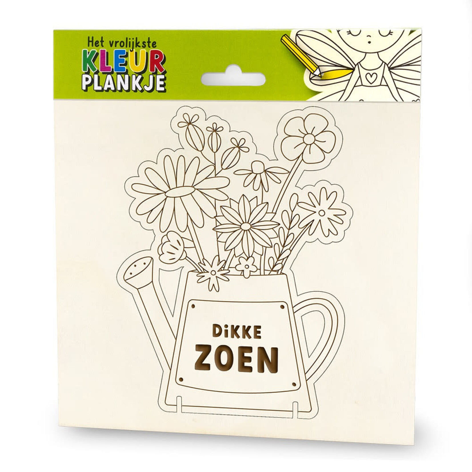 Kleurplankje - Dikke zoen