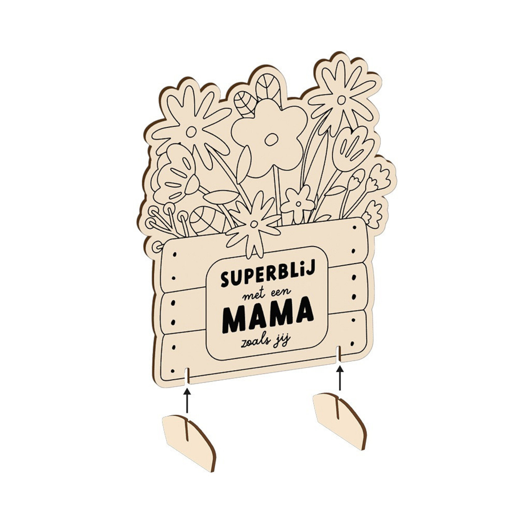 Kleurplankje - Mama