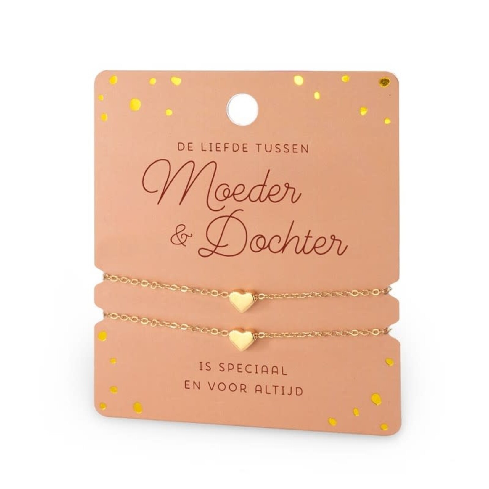 Armbandjes duo - Goudkleurig - Moeder & dochter