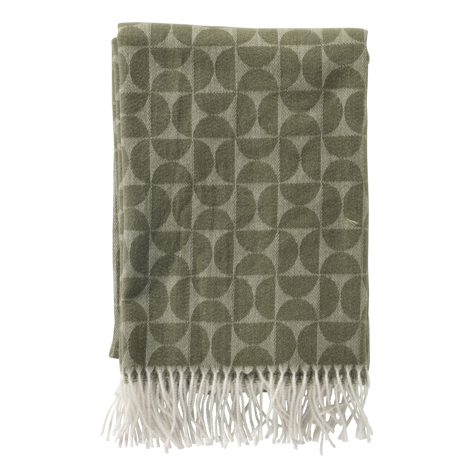 Plaid CARLIEN - Polyester/Viscose - Mayfly Groen - 140x180cm