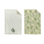 Hand-/Theedoeken set TAKKEN - Groen - Set van 2