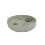 Kaars in kom STER - Grijs