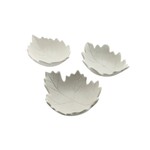 Schaaltjes blad VALA - Porselein - Wit - 3 maten