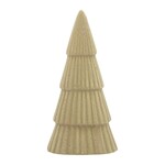 Kerstboom BOJA - Porselein - Zand - (L)  19,5 x 5,5 x 9cm